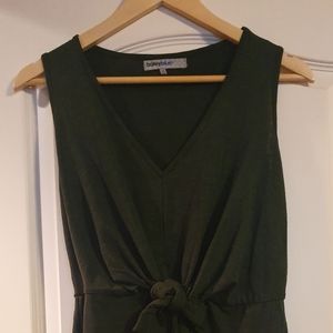 Bailey Blue Olive Green Romper
